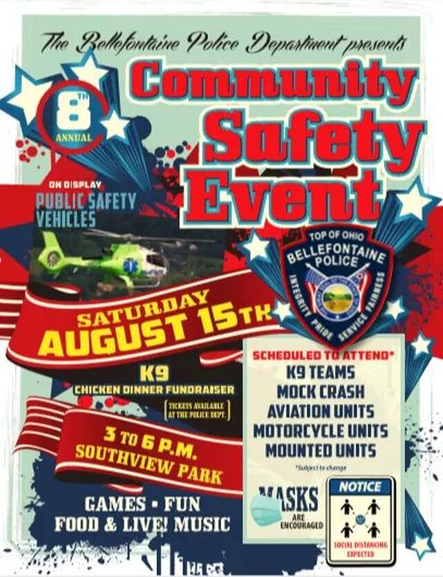 Bellefontaine Police Community Safety Event